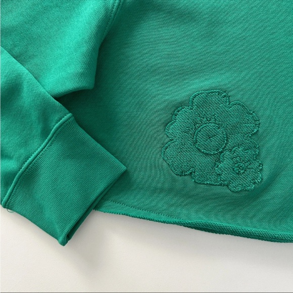 NIKE Vibrant Green Cropped Hoodie - Picture 4 of 9